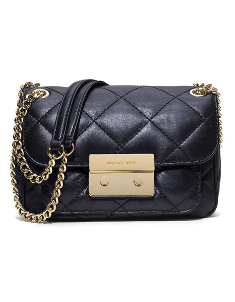 sloan small quilted leather crossbody bag michael kors|Michael Kors quilted bag.